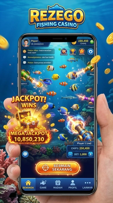 Layar utama rezego — antarmuka bersih setelah instalasi